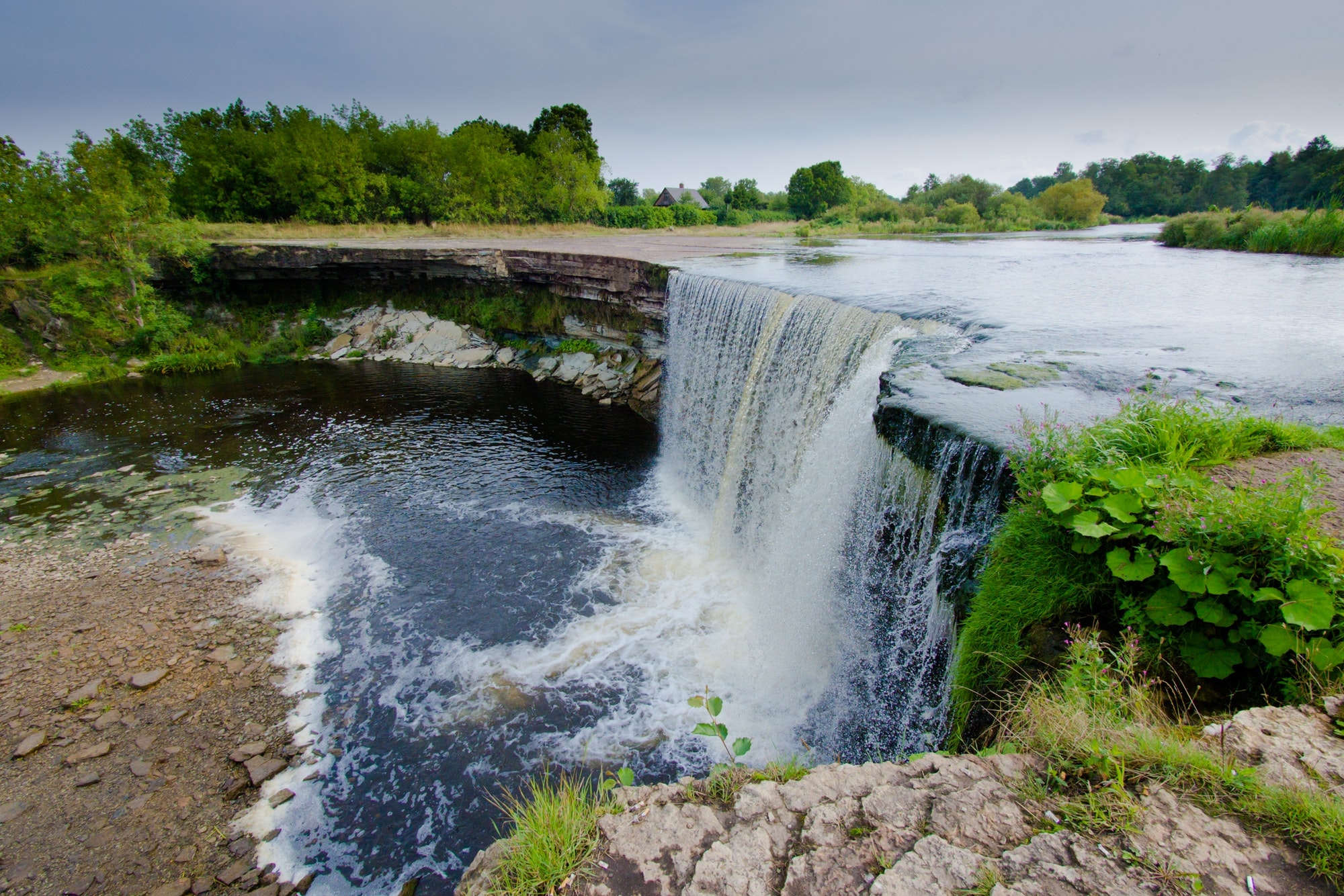 Estonia waterfall of Jagala