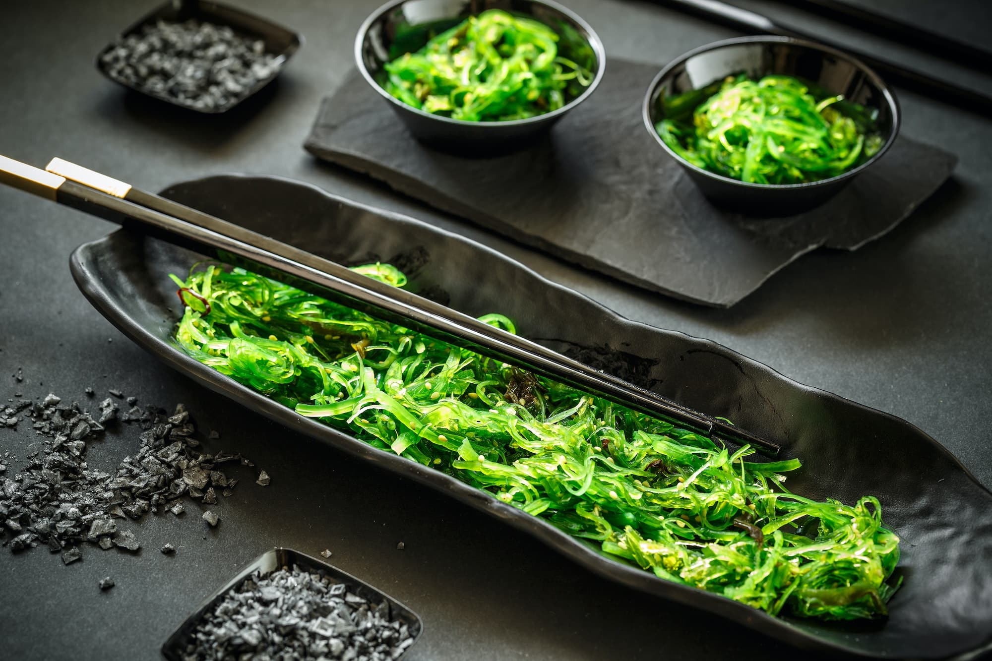 Ensalada de algas frescas